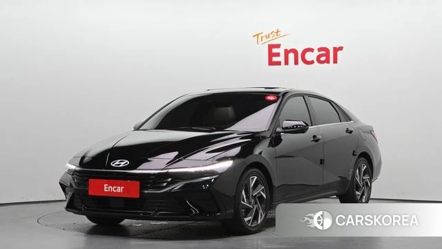 Hyundai The New Avante (CN7) 2025 Черный из Кореи