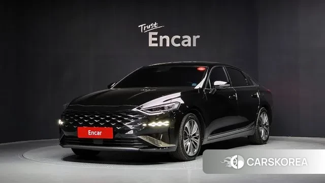 Kia K8 Hybrid 2021 Черный из Кореи