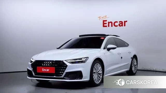 Audi A7 (4K) 2021 Белый из Кореи