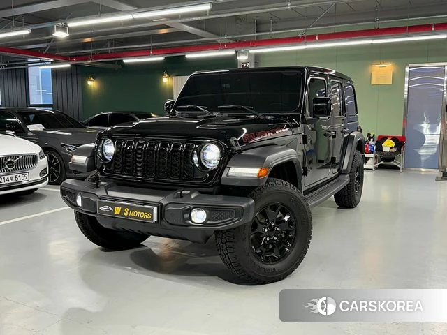 Jeep Wrangler (JL) 2021 Черный из Кореи