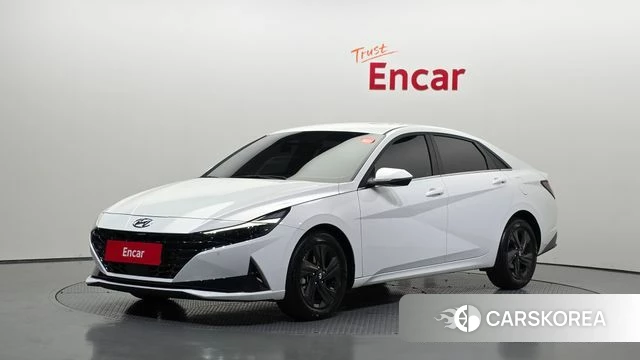 Hyundai Avante (CN7) 2021 Белый из Кореи
