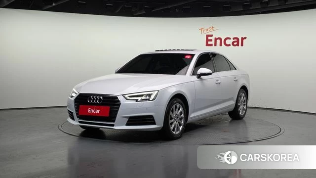 Audi A4 (B9) 2018 Белый из Кореи