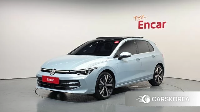 Volkswagen Golf 8th Generation 2025 Небесно-голубой из Кореи