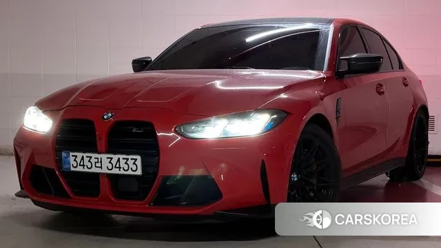 BMW M3 (G80) 2025 Красный из Кореи