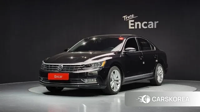 Volkswagen The New Passat 2018 Черный из Кореи