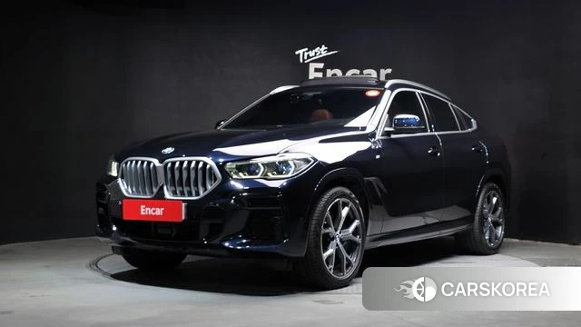 BMW X6 (G06) 2022 Черный из Кореи