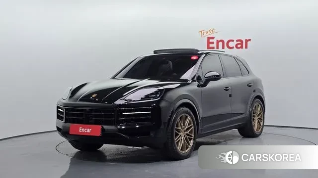 Porsche Cayenne (PO536) 2024 Черный из Кореи