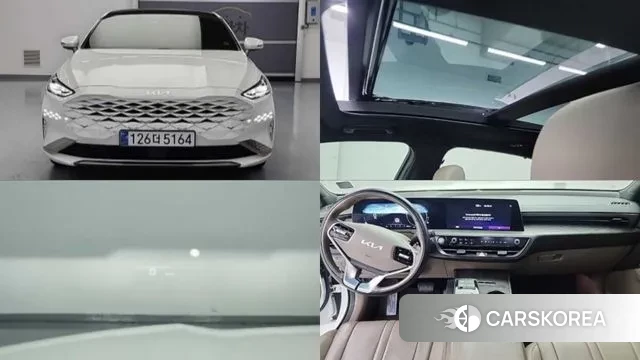 Kia K8 Hybrid 2022 Белый из Кореи