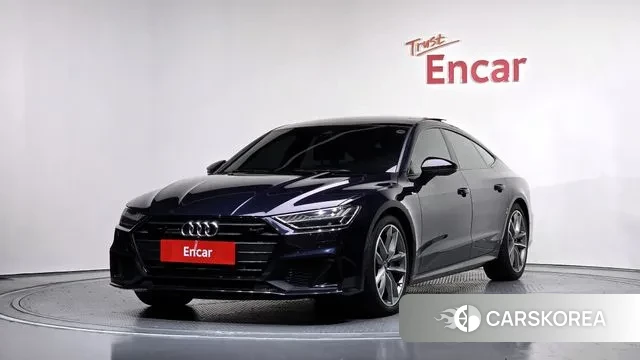 Audi A7 (4K) 2022 Синий из Кореи