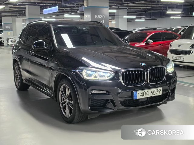 BMW X3 (G01) 2021 Черный из Кореи