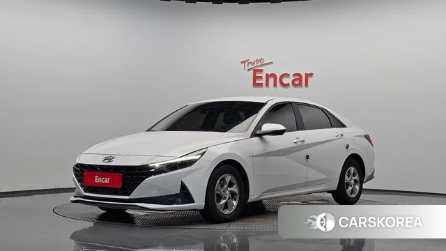 Hyundai Avante (CN7) 2020 Белый из Кореи