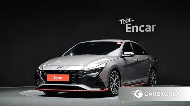 Hyundai Avante (CN7) 2022 Серебристо-серый из Кореи