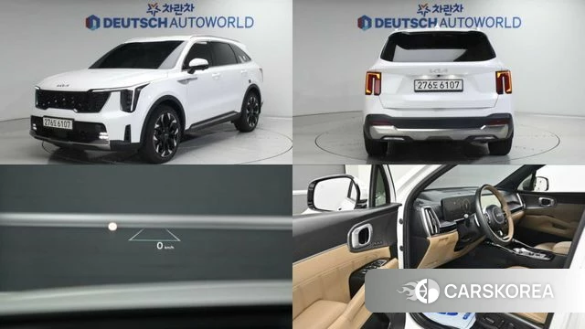 Kia The New Sorento 4th Generation 2024 Белый из Кореи