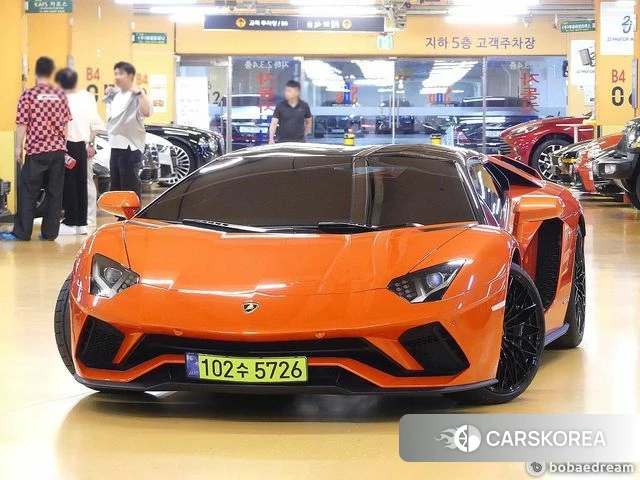 Lamborghini Aventador 2019 Оранжевый из Кореи
