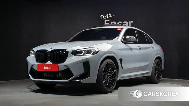 BMW X4M (G02) 2024 Светло-серебряный цвет из Кореи