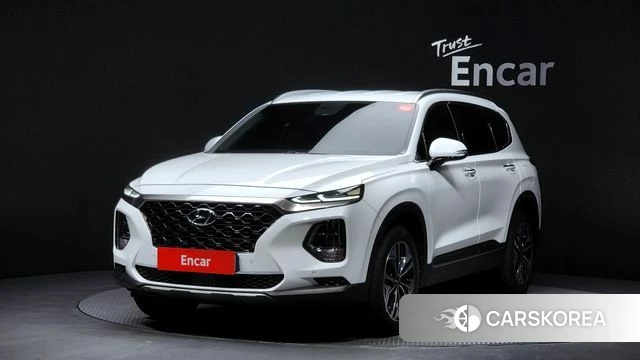Hyundai Santa Fe TM 2019 Белый из Кореи