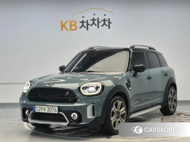 Mini Cooper S Countryman 2021 Синий нефрит из Кореи