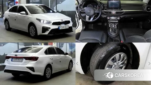 Kia Come New K3 2021 Белый из Кореи