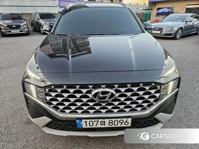 Hyundai The New Santa Fe 2022 Черный из Кореи