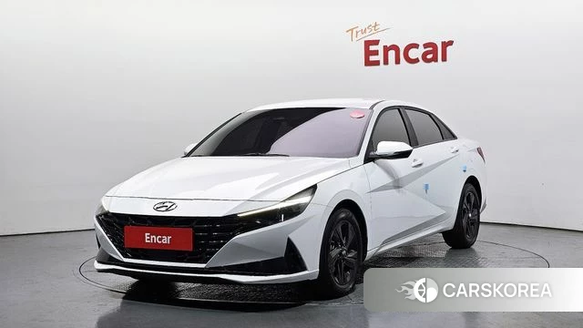 Hyundai Avante (CN7) 2022 Белый из Кореи