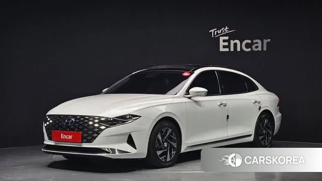Hyundai The New Grandeur IG Hybrid 2020 Белый из Кореи