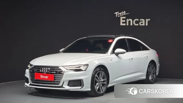 Audi A6 (C8) 2023 Белый из Кореи