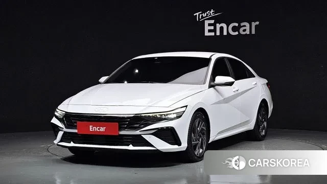 Hyundai The New Avante (CN7) 2023 Белый из Кореи
