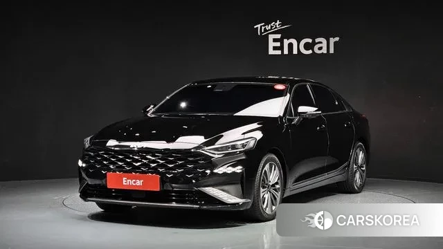 Kia K8 Hybrid 2021 Черный из Кореи