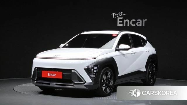 Hyundai Kona Hybrid (SX2) 2023 Белый из Кореи