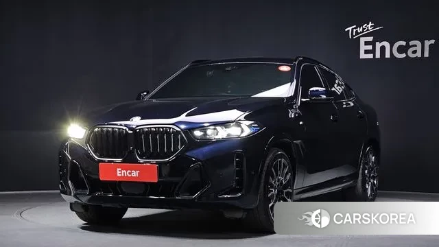 BMW X6 (G06) 2024 Черный из Кореи