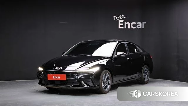Hyundai The New Avante (CN7) 2024 Черный из Кореи
