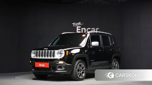 Jeep Renegade 2018 Черный из Кореи