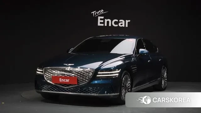 Genesis Electrified G80 (RG3) 2021 Синий нефрит из Кореи