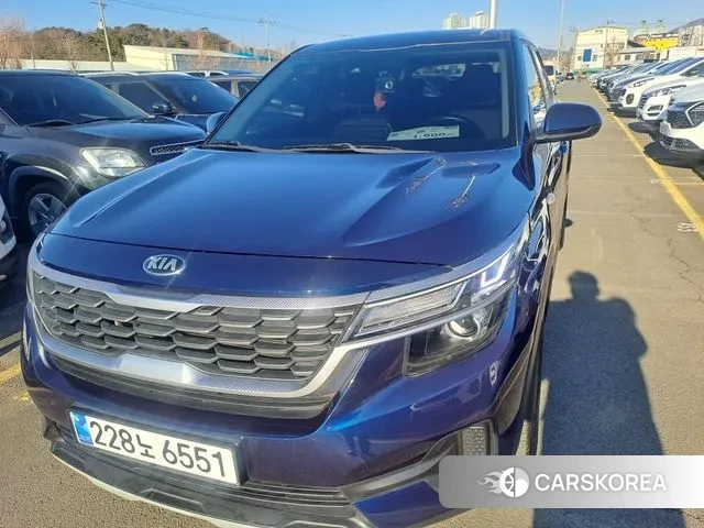 Kia Seltos 2020 Синий из Кореи