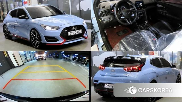 Hyundai Veloster (JS) 2018 Синий из Кореи