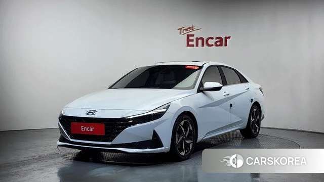 Hyundai Avante (CN7) 2020 Белый из Кореи