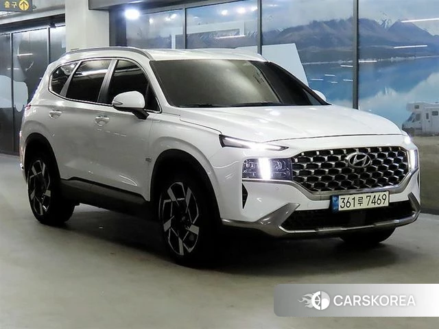 Hyundai The New Santa Fe 2021 Белый из Кореи