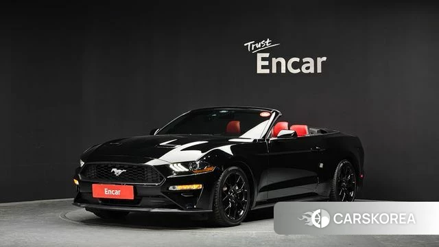 Ford Mustang 2021 Черный из Кореи