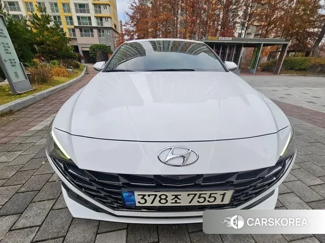 Hyundai Avante (CN7) 2020 Белый из Кореи