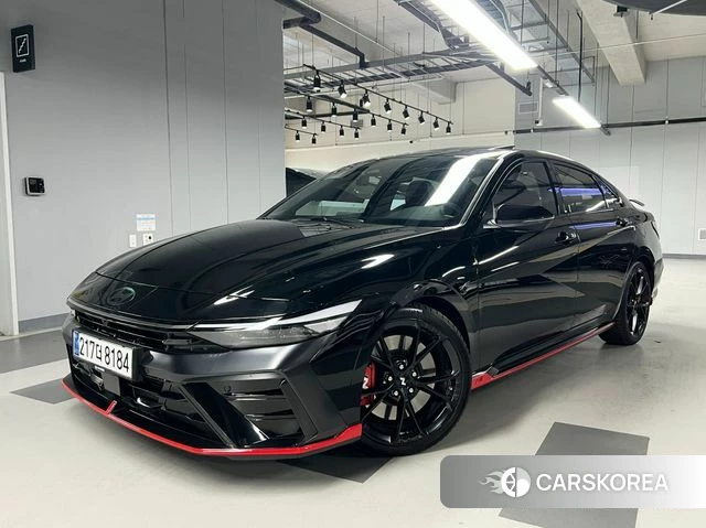 Hyundai The New Avante (CN7) 2025 Черный из Кореи