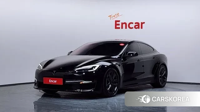 Tesla Model S 2023 Черный из Кореи