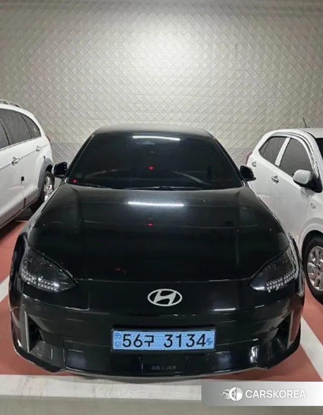 Hyundai Ionic 6 2022 Черный из Кореи
