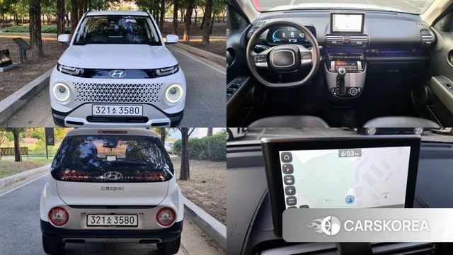 Hyundai Casper 2022 Белый из Кореи