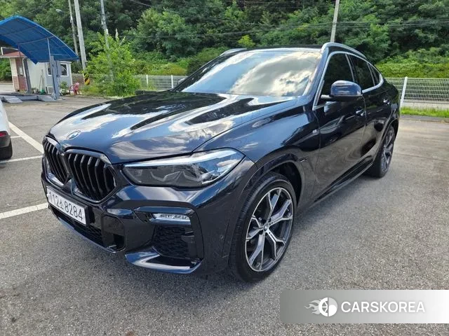 BMW X6 (G06) 2020 Черный из Кореи