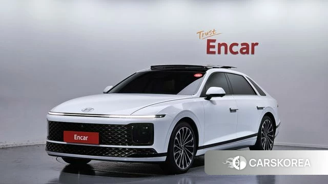 Hyundai Grandeur Hybrid (GN7) 2024 Белый из Кореи