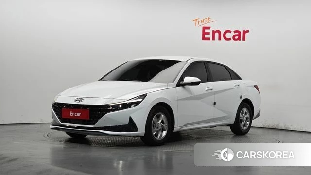 Hyundai Avante (CN7) 2022 Белый из Кореи