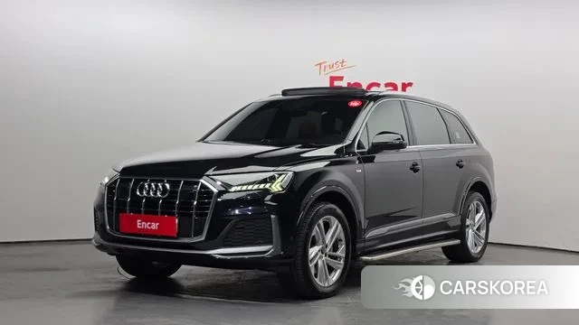 Audi Q7 (4M) 2021 Черный из Кореи