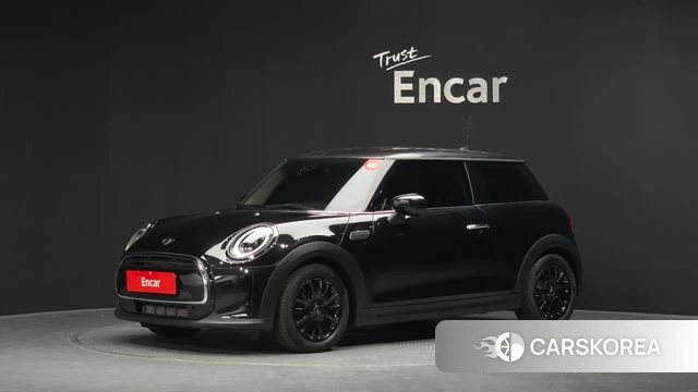 Mini Cooper 2023 Черный из Кореи
