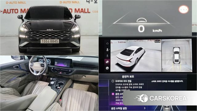 Kia K8 Hybrid 2021 Черный из Кореи