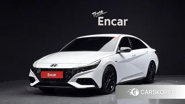 Hyundai Avante (CN7) 2021 Белый из Кореи